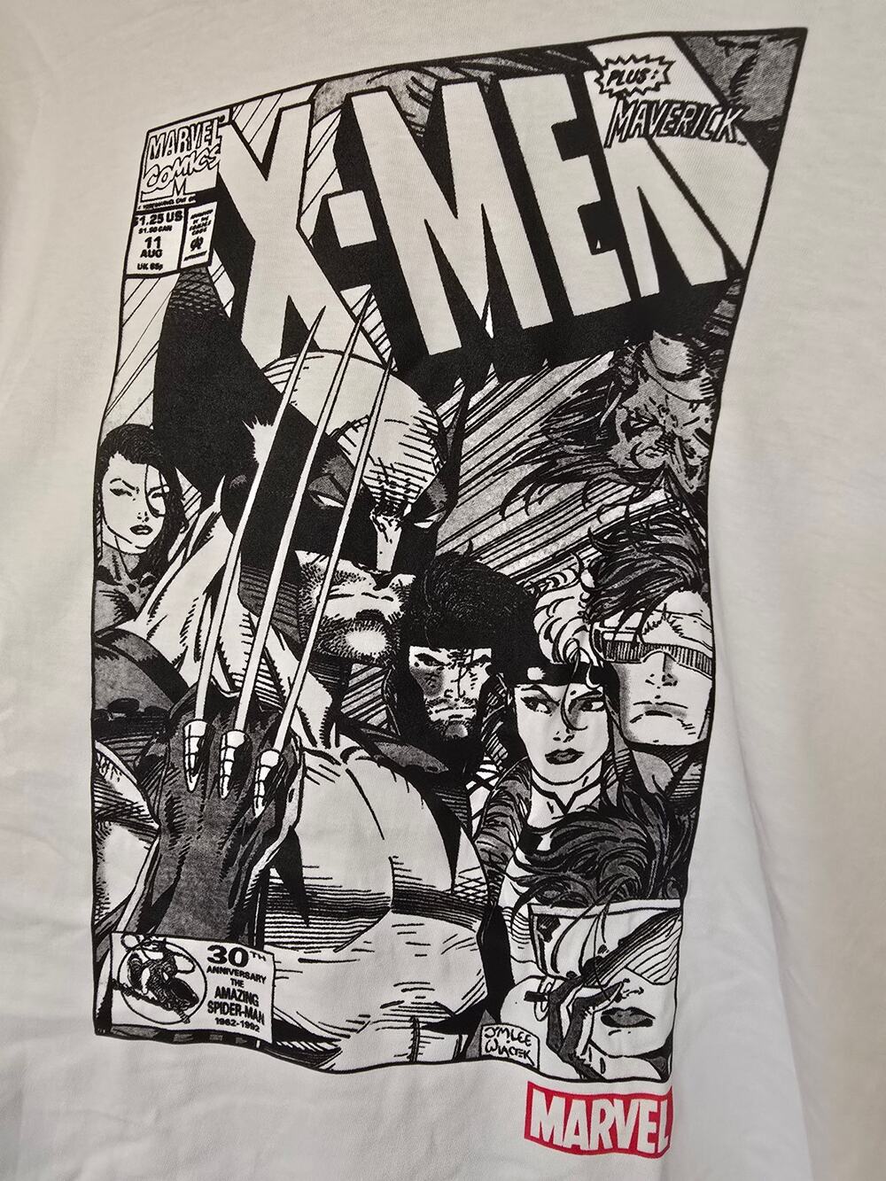 Marvel X-Men #11 Jim Lee Wolverine Men's 2XL XXL Double Sided Shirt NWOT NEW